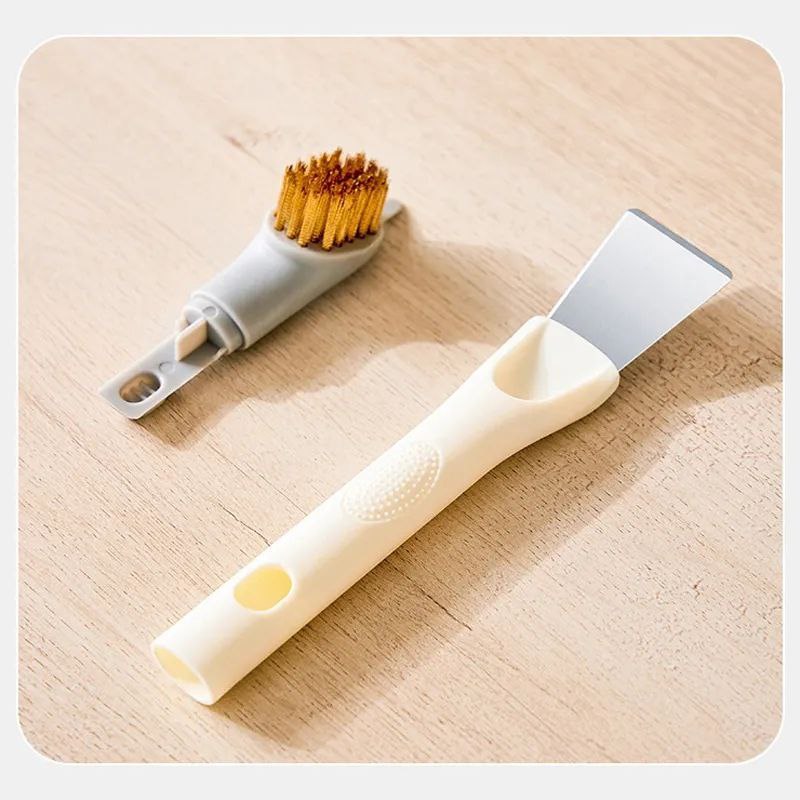 Brass Stove & Oven Cleaning Brush with Scraper