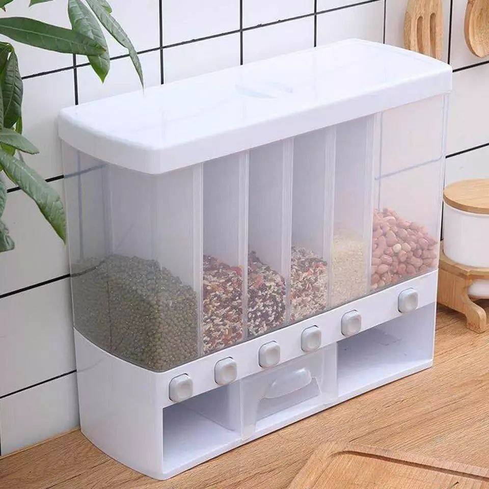 6-Compartment Legume Storage Container – 10L