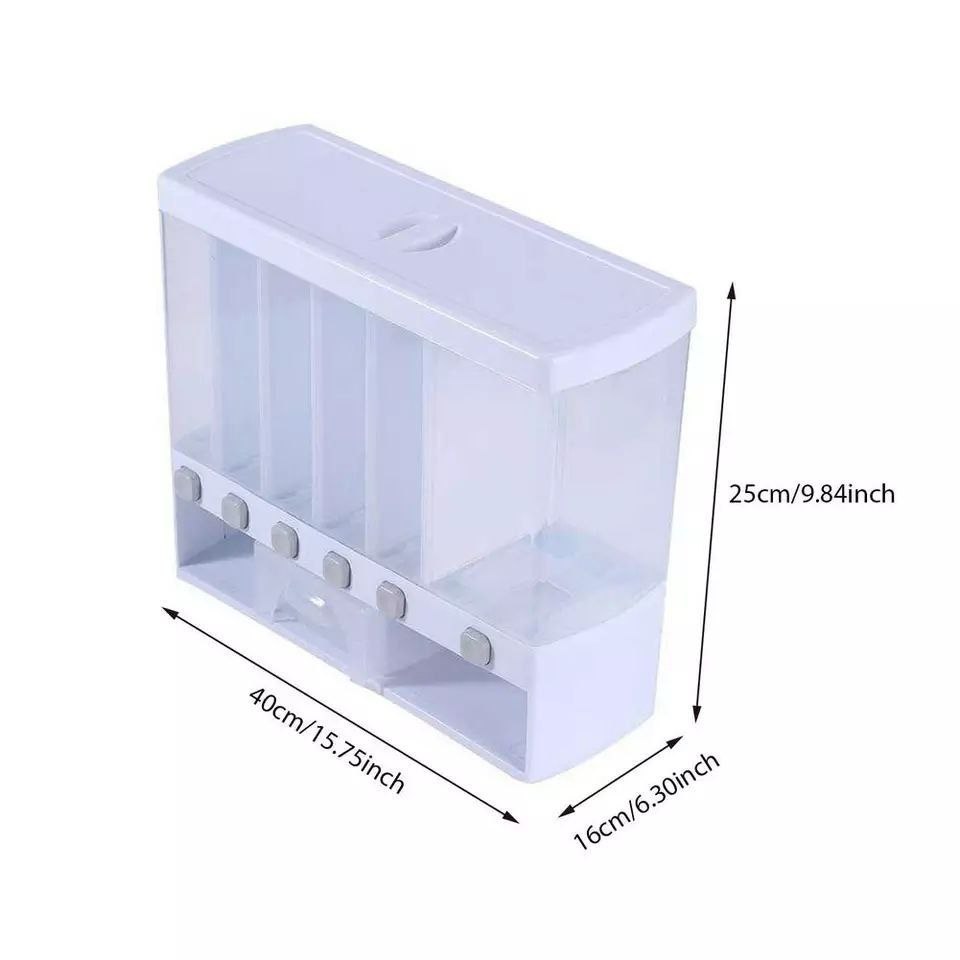 6-Compartment Legume Storage Container – 10L
