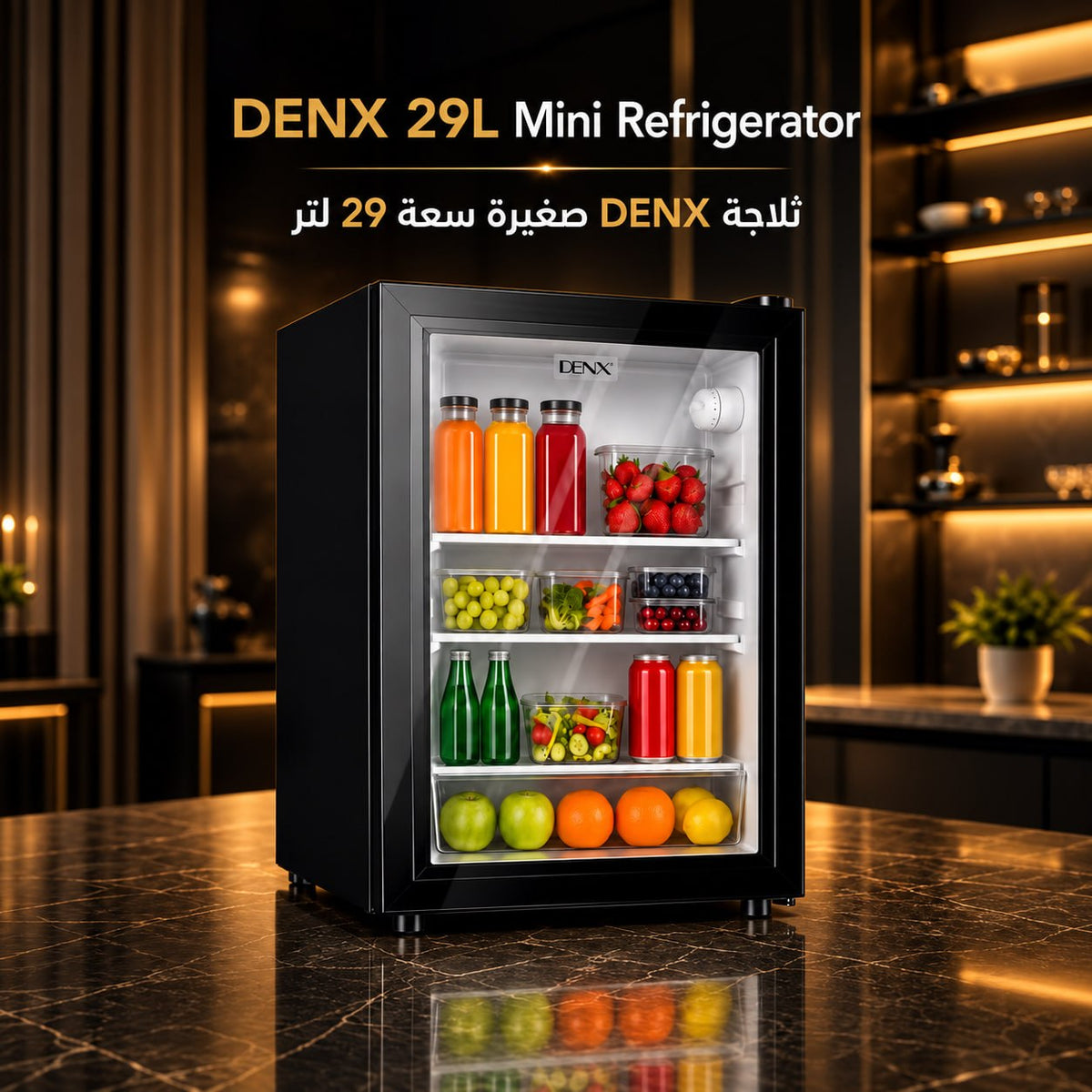 DENX DX4501 Mini Refrigerator – 29L