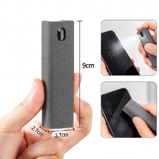 2-in-1 Portable Screen Cleaner Spray with Built-in Liquid