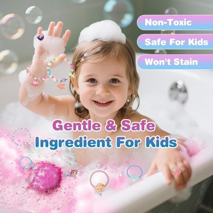 Kids' Surprise Foaming Bath Bomb with Hidden Toy