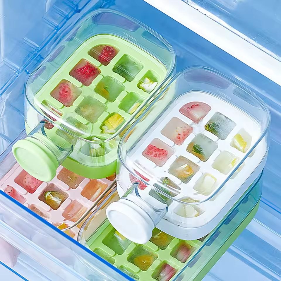 2-in-1 Ice Maker & Sports Water Bottle – 500ml