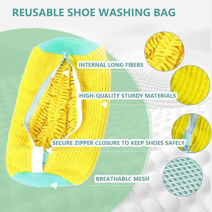 Jumbo Microfiber Shoe Washing Bag