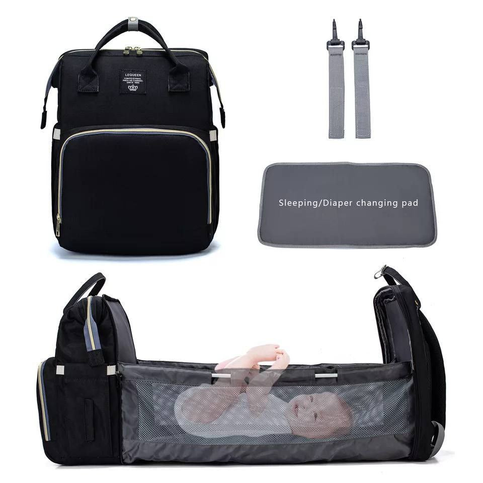 2-in-1 Baby Bed Diaper Bag