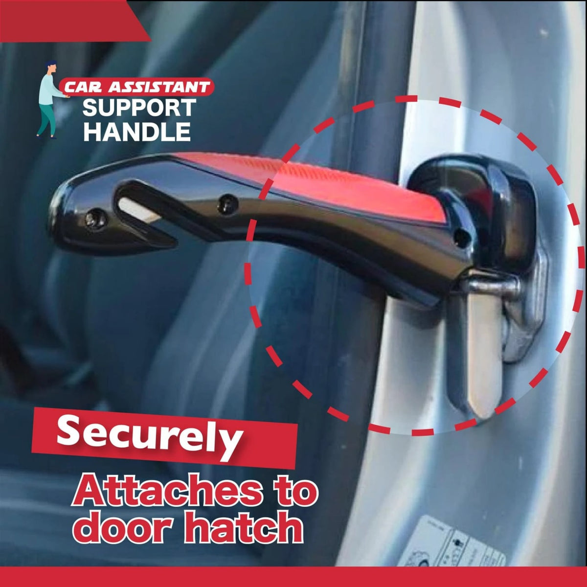 5-in-1 Multi-Function Car Door Assist Handle