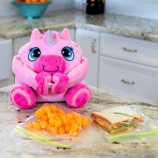 Cute Plush Animal Lunch Bag for Kids