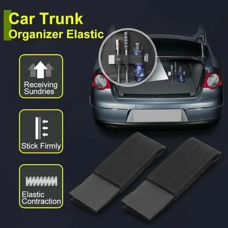 Car Trunk Organizer Elastic Strap