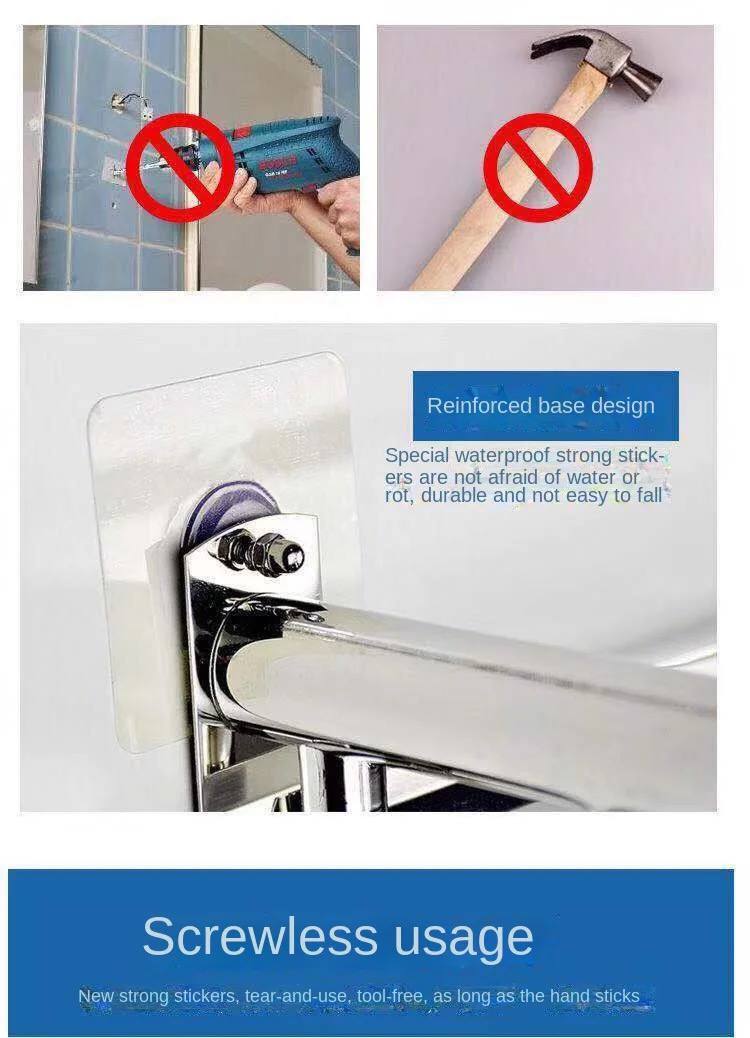 Heavy-Duty Adhesive Wall Hook – 5kg