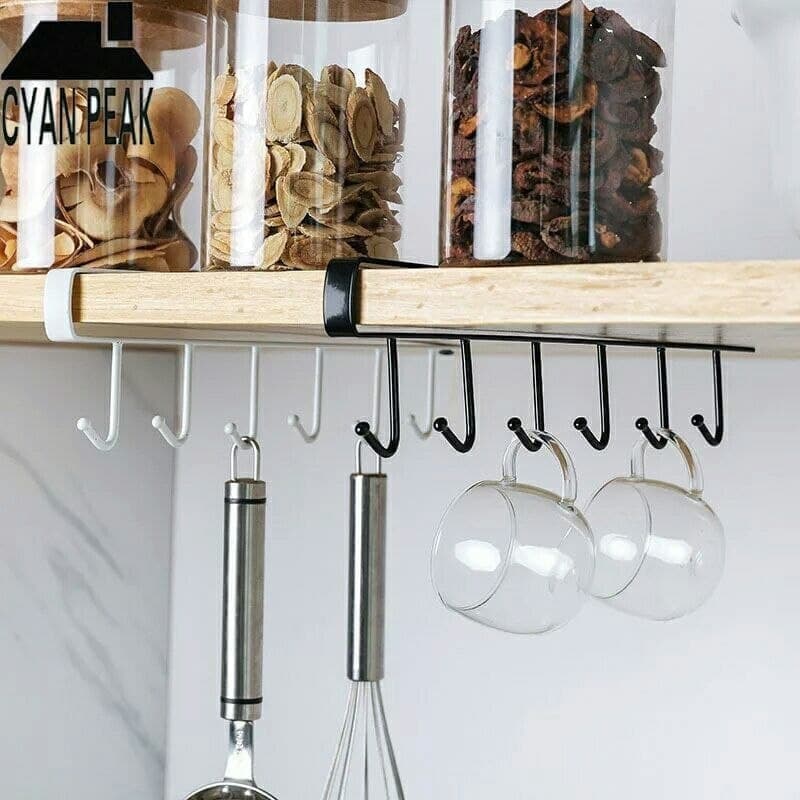 Stainless Steel Hanging Kitchen Cabinet Cup Holder
