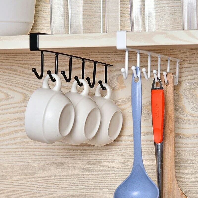 Stainless Steel Hanging Kitchen Cabinet Cup Holder