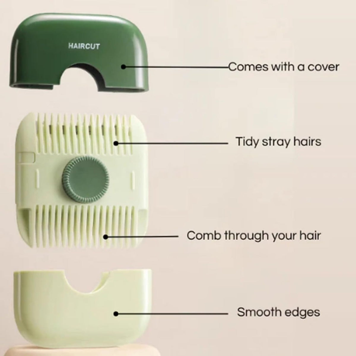 Trimpocket 2-in-1 Hair Cutting & Styling Comb