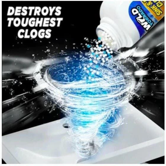 Wild Tornado Drain Cleaning & Deodorizing Powder – 100ml