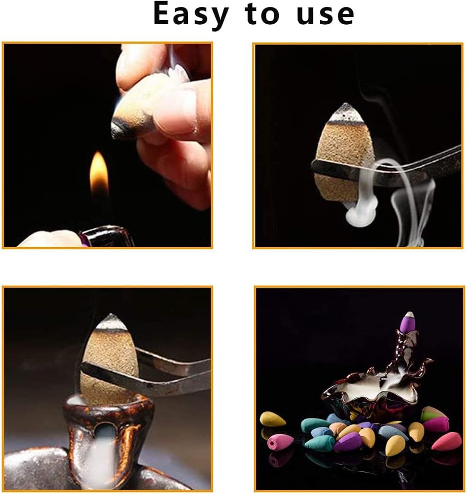Natural Backflow Incense Cones