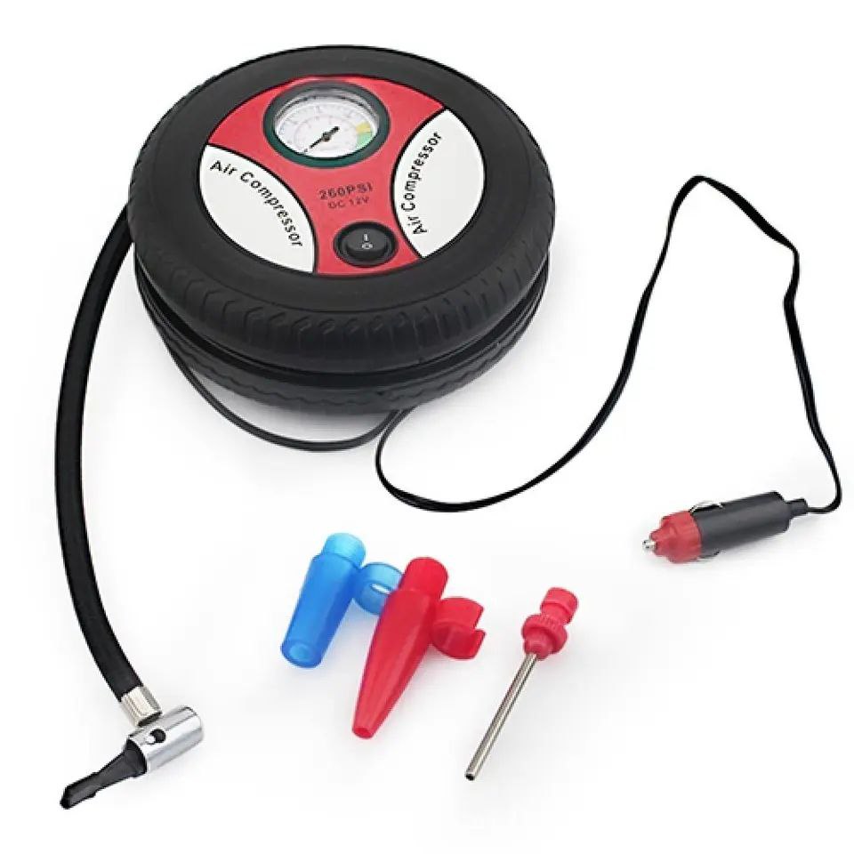Portable Car Air Compressor – 260 PSI DC 12V
