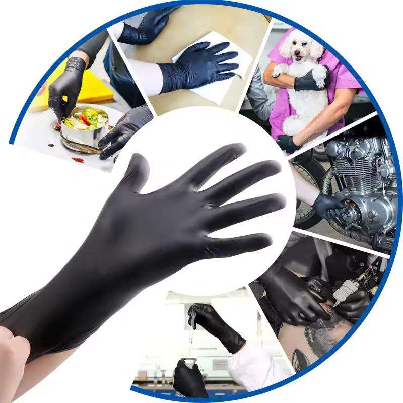 Black Disposable Gloves – 100 Pieces