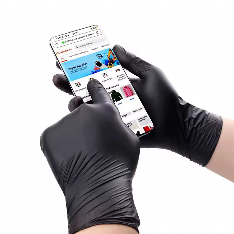 Black Disposable Gloves – 100 Pieces