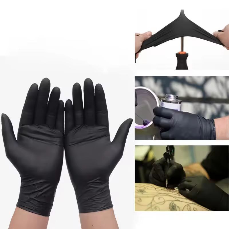 Black Disposable Gloves – 100 Pieces