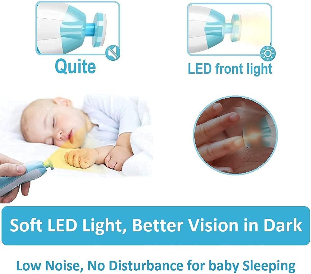 6-in-1 Electric Baby & Adult Nail Trimmer Set