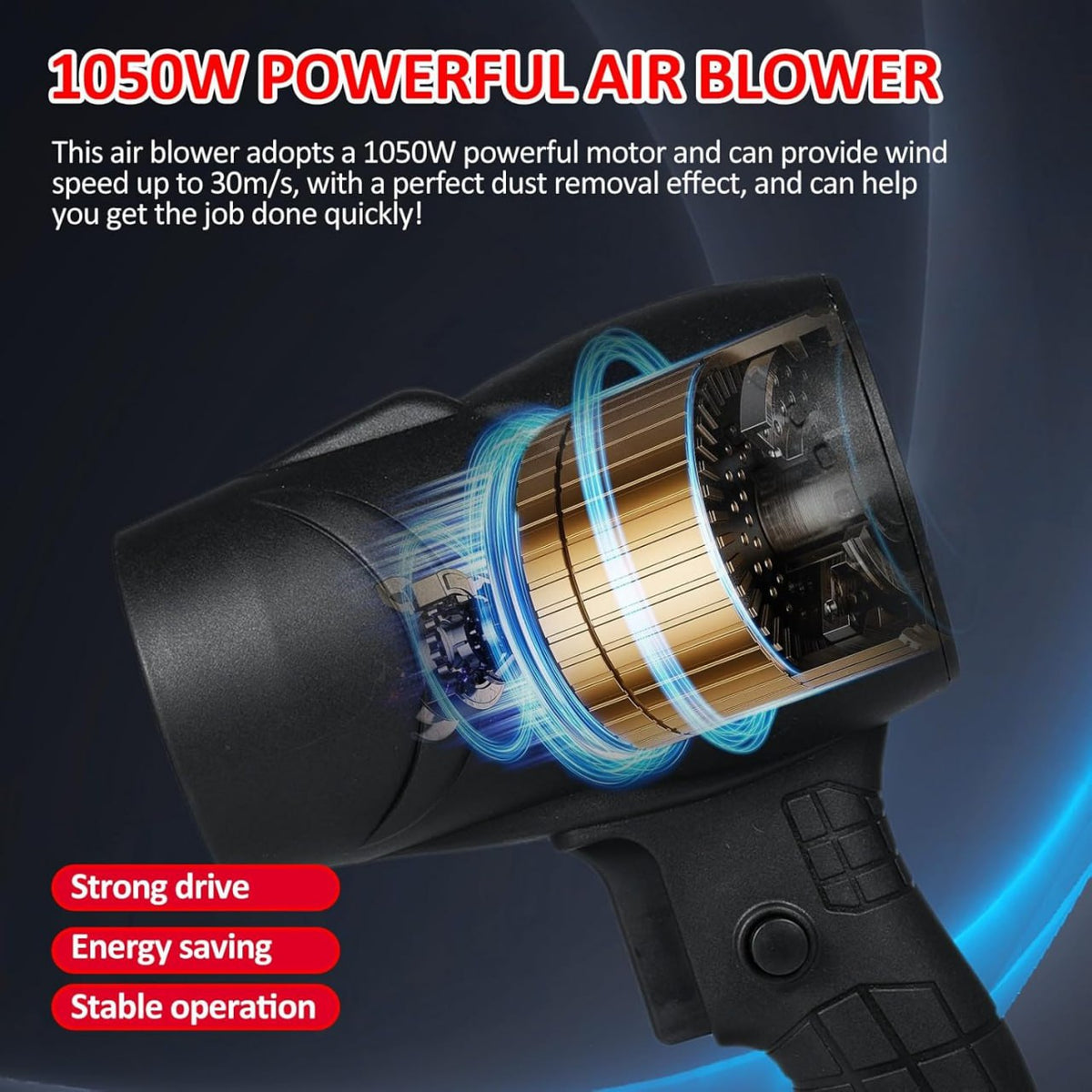 Cordless Turbo Air Blower – 1050W