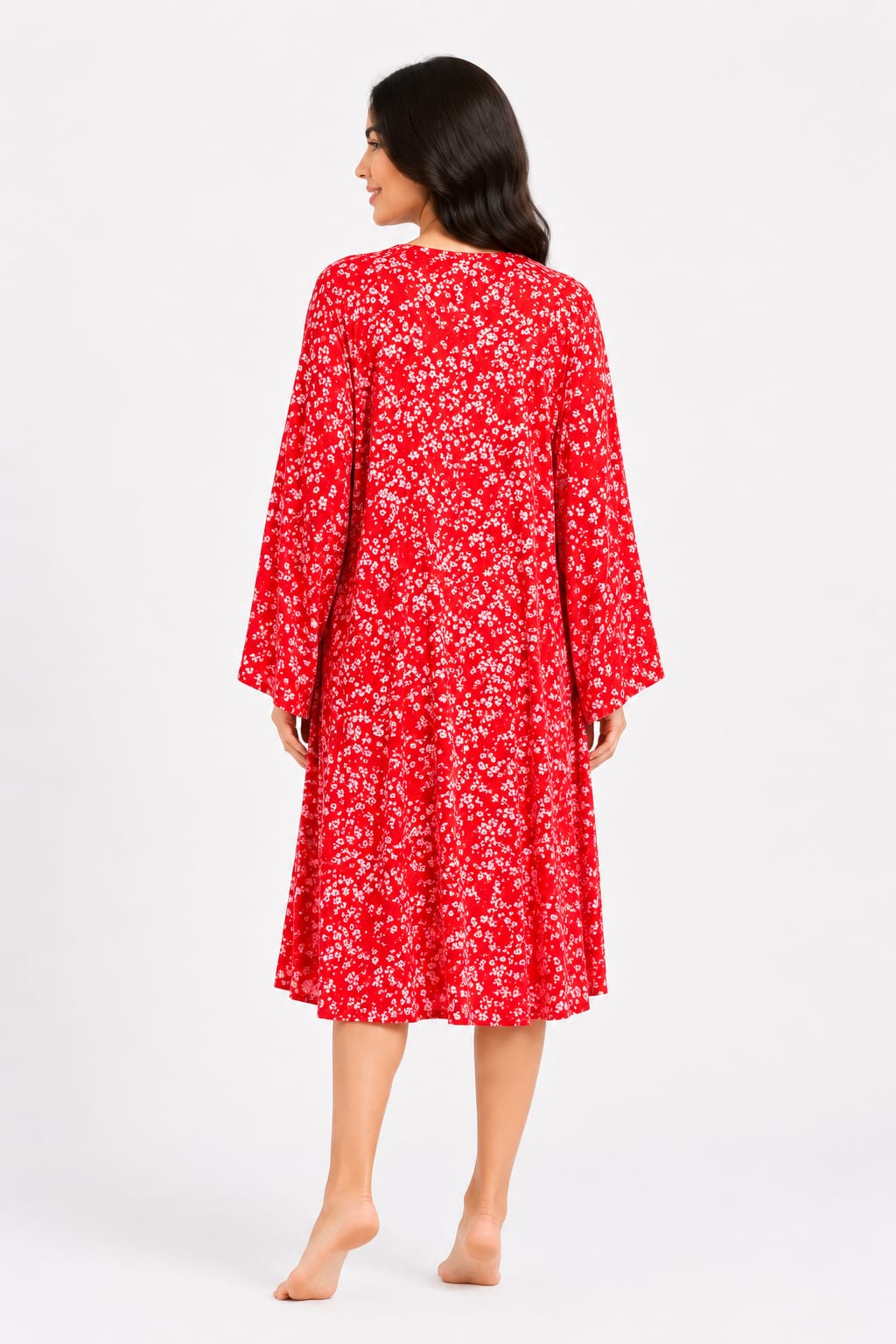 Floral High-Low Dress