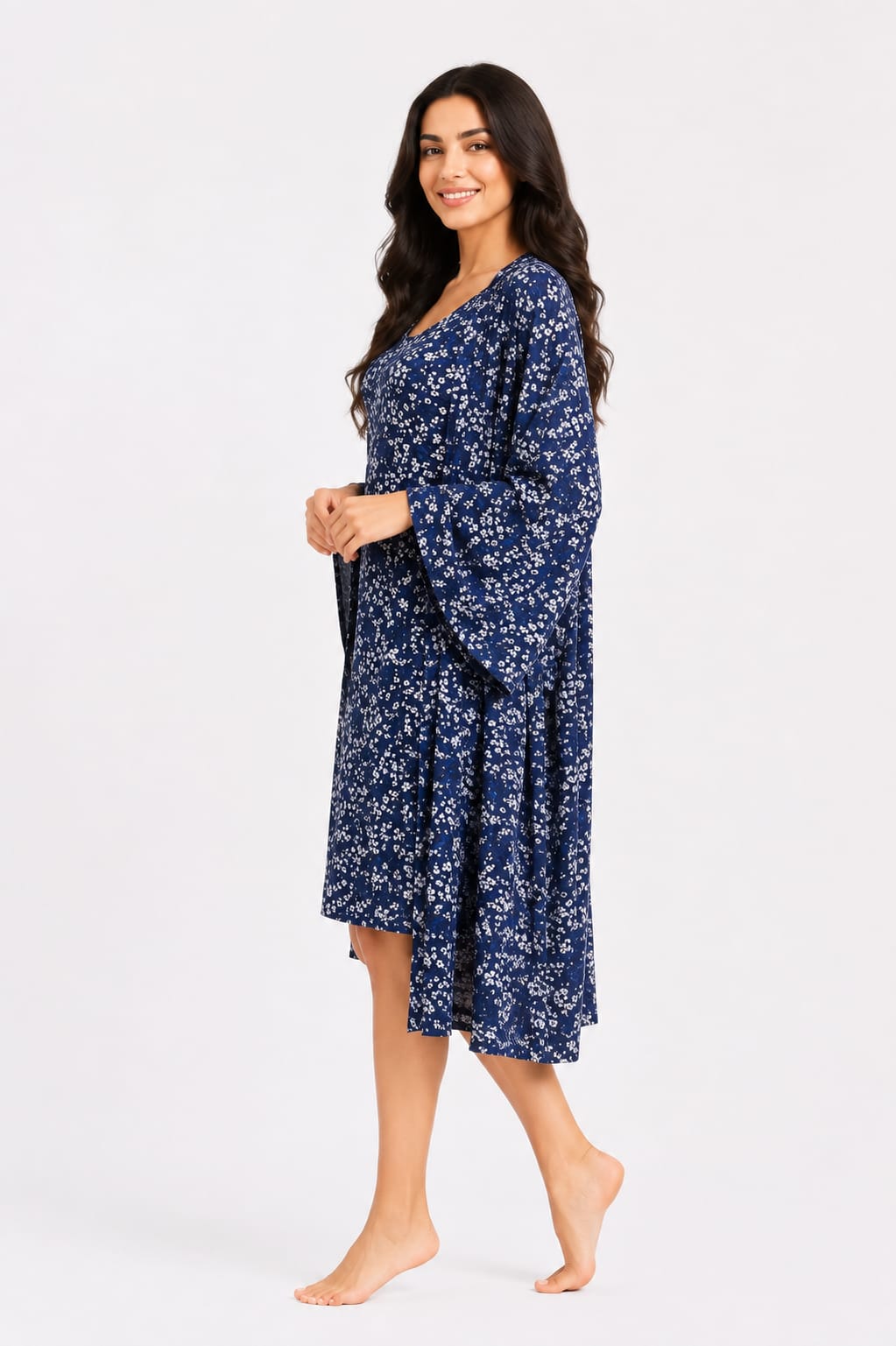 Floral High-Low Dress