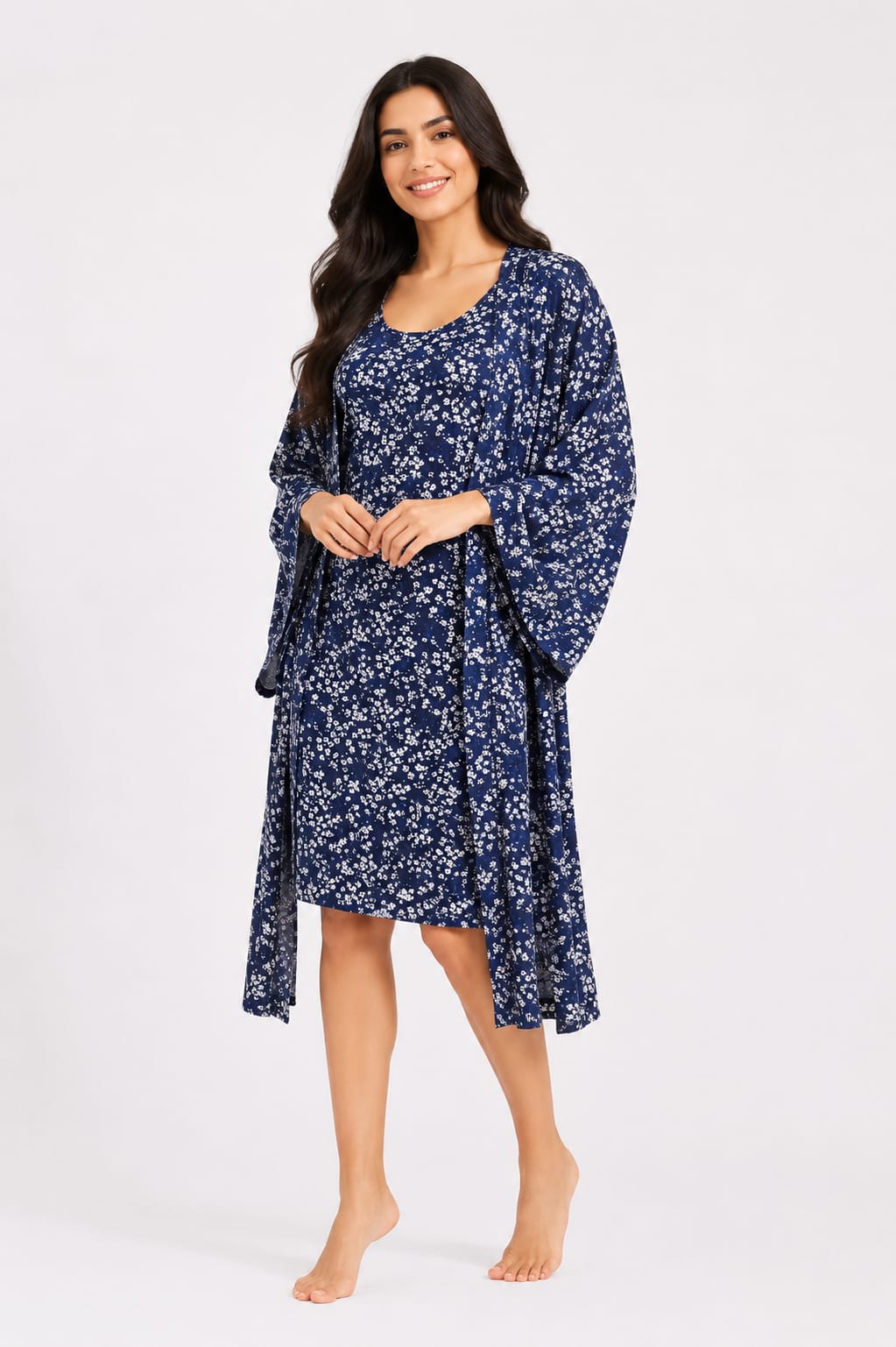 Floral High-Low Dress