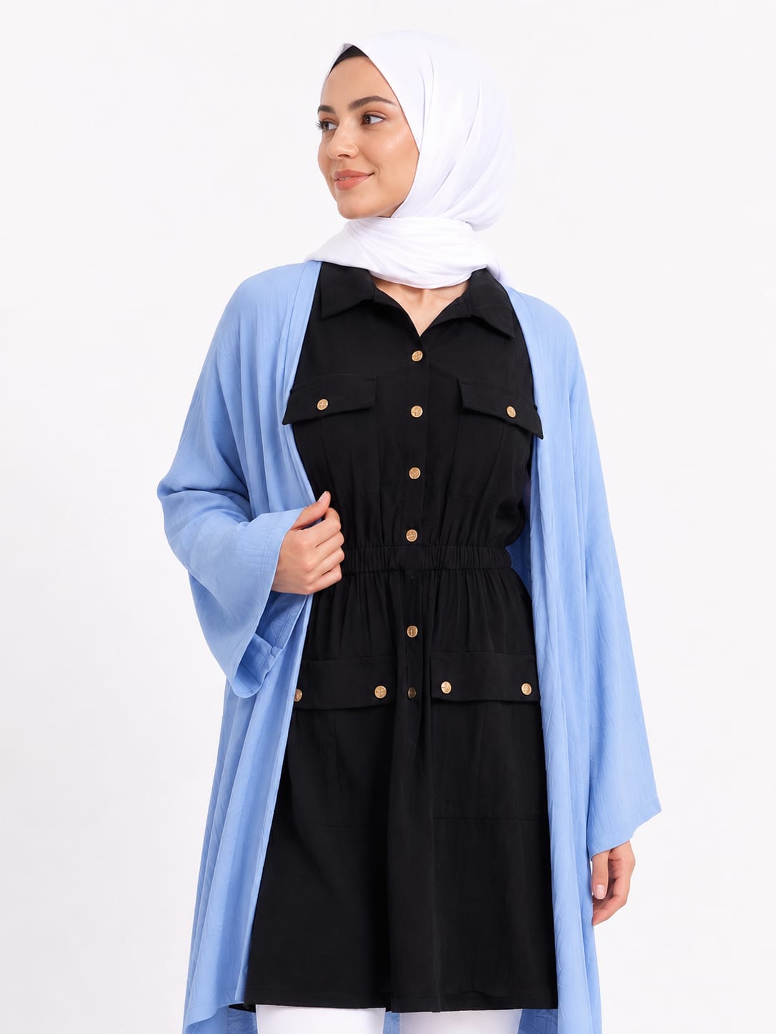 Short-Sleeve Shirt Dress