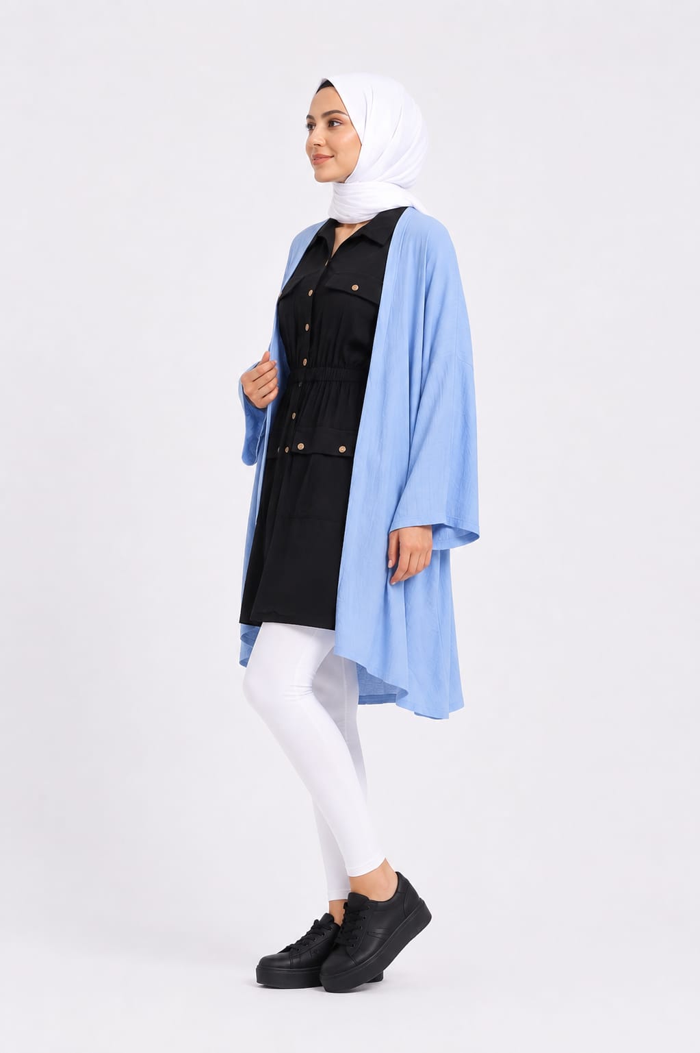 Short-Sleeve Shirt Dress
