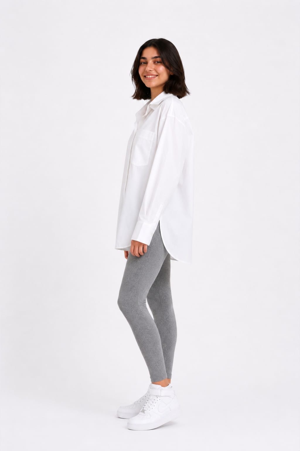 Long-Sleeve Button-Up Shirt