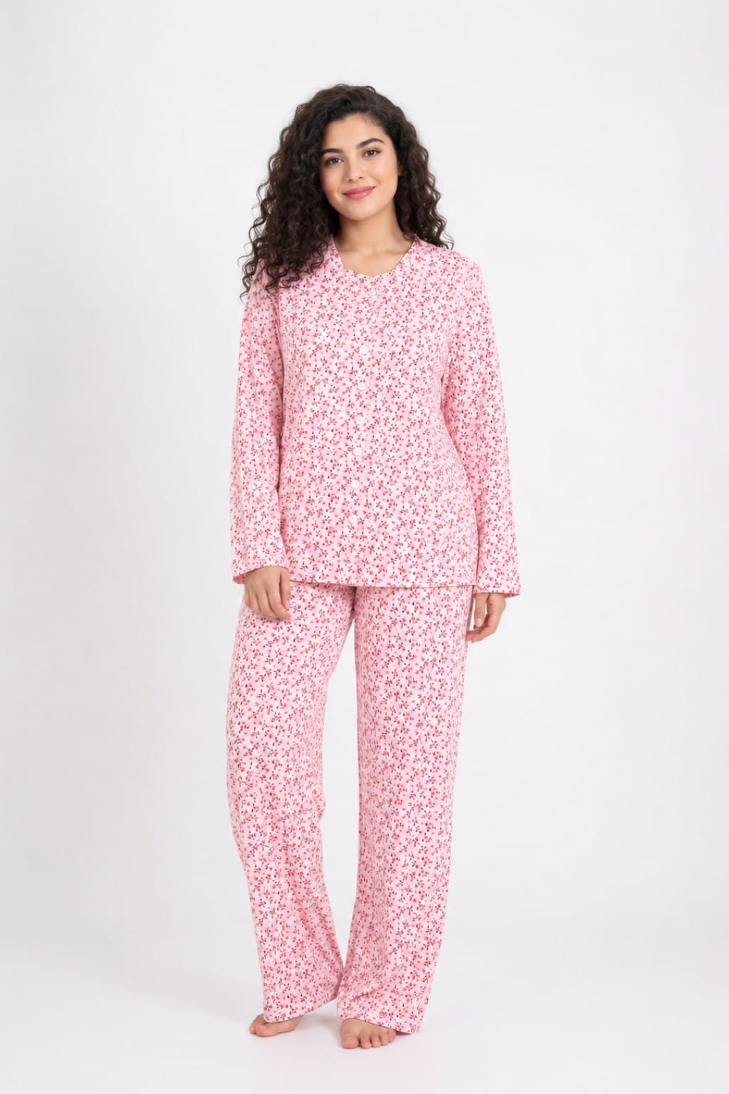 Floral Two-Piece Pajama Set