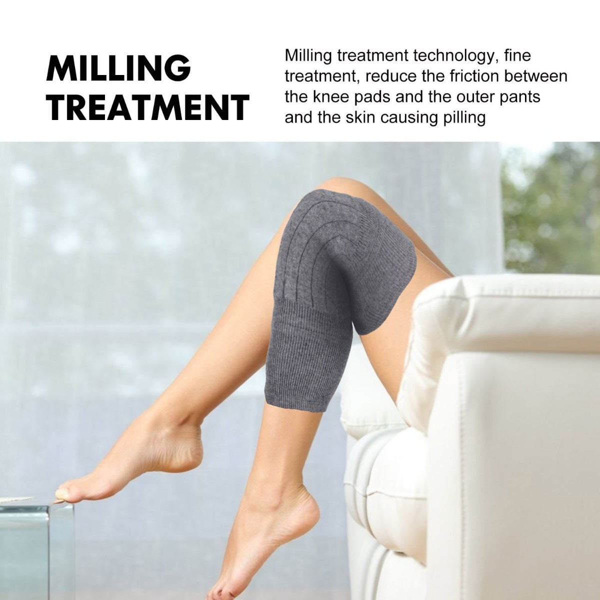 Cashmere Winter Knee Warmers Set