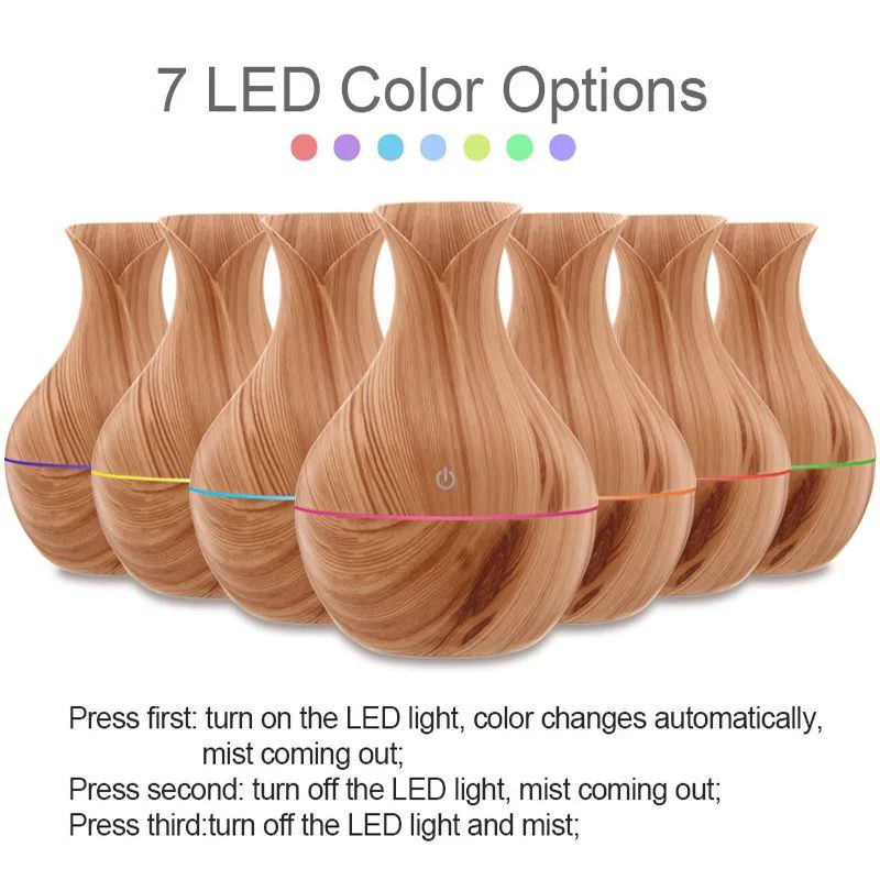 7 Color LED Aroma Diffuser & Car Air Freshener