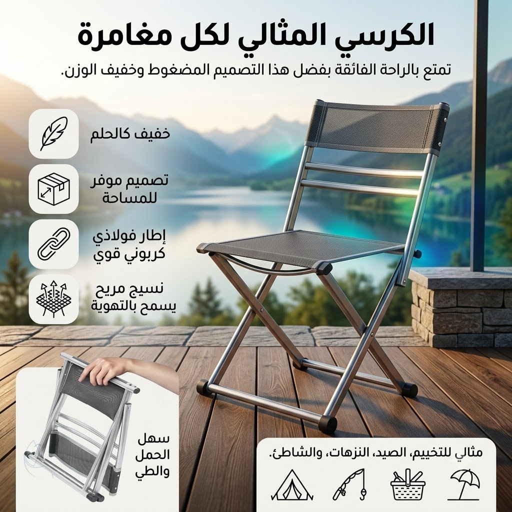 NomadSeat™ OutdoorFlex™ Folding Camping Chair