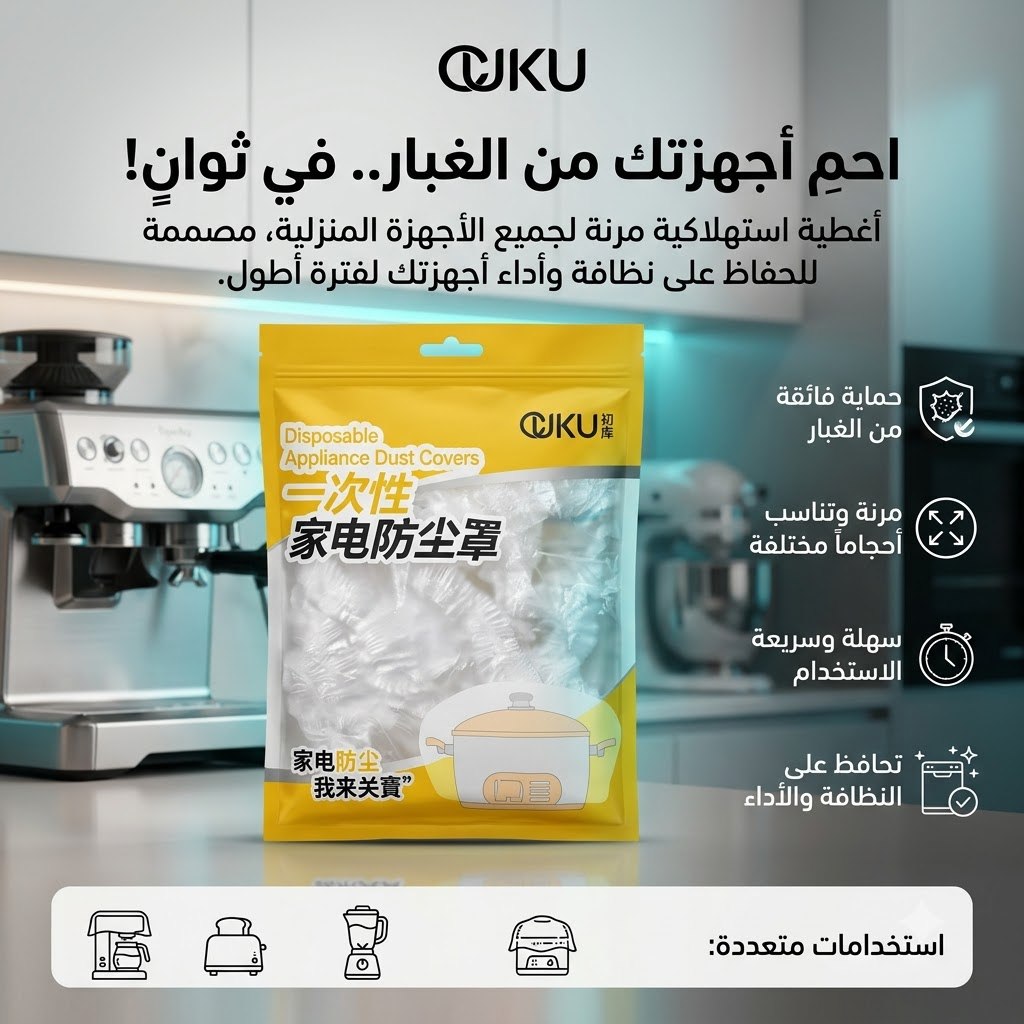 10-Piece Flexible Dust Protection Covers for Kitchen Appliances