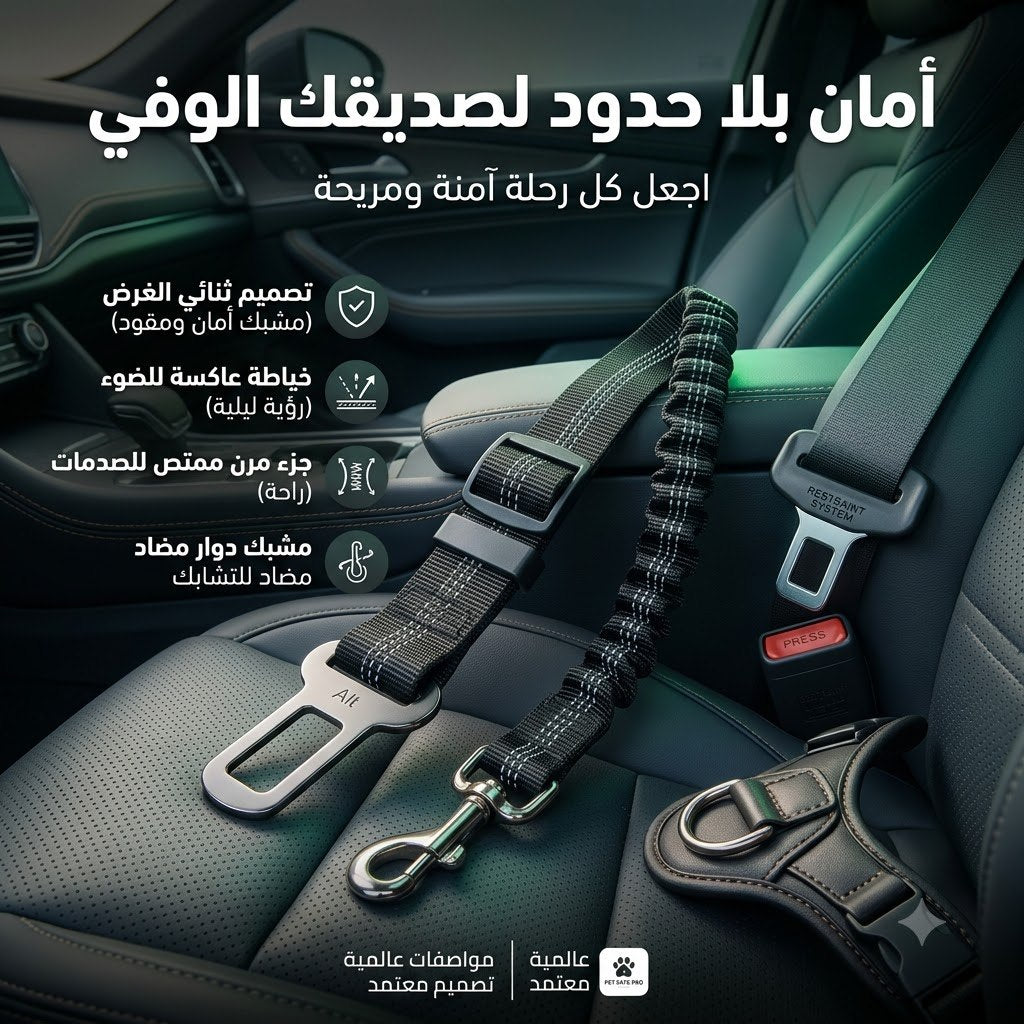 PetGuard Pro™ Pet Car Safety Belt