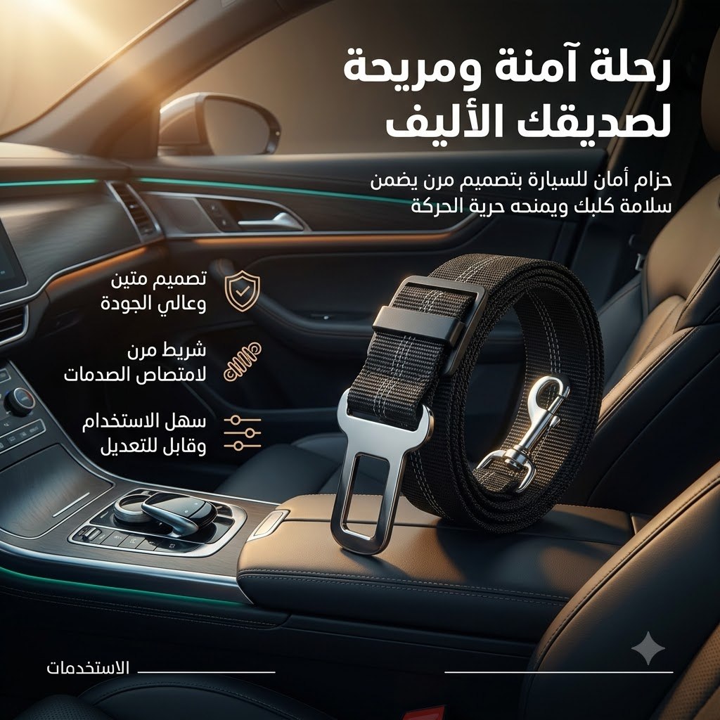 PetGuard Pro™ Pet Car Safety Belt